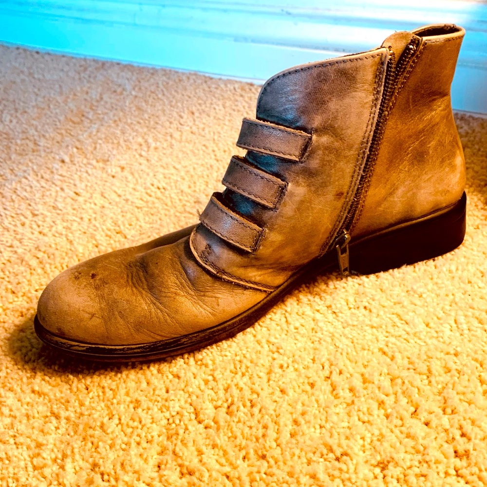 Naot Calima Volcanic Brown Ankle Boots Size 37